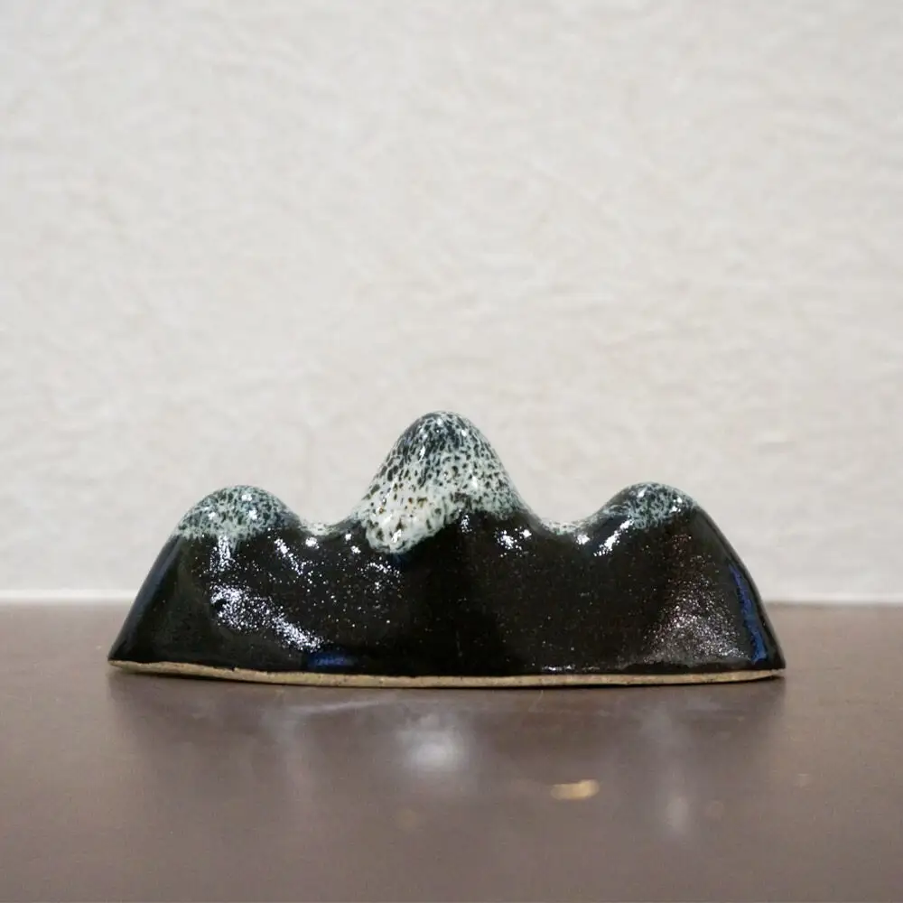 箸置き 津軽焼 岩木山箸置き 4個セット 工芸品 青森県弘前市 草邑