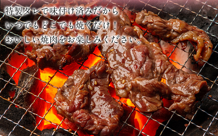 【12か月定期便】牛サガリ味つき焼肉用 500g (250g×2) MROBM027