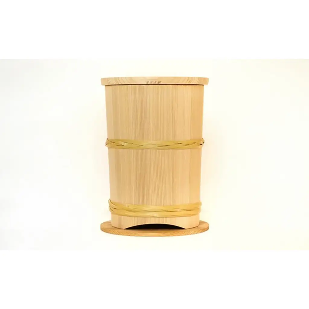 みそ櫃（味噌仕込み用木桶）出来高3kg用 キッチン用品 調味料入れ 保存容器 ご飯 みそ 木製 杉 かわいい おしゃれ おひつ 木のぬくもり 丁寧な暮らし キッチンツール