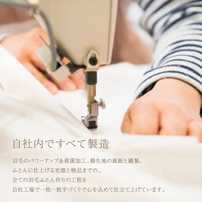 最高級羽毛アイダーダウンを使用した羽毛肌ふとん『LARM(ラーム)』シングル【1691387】