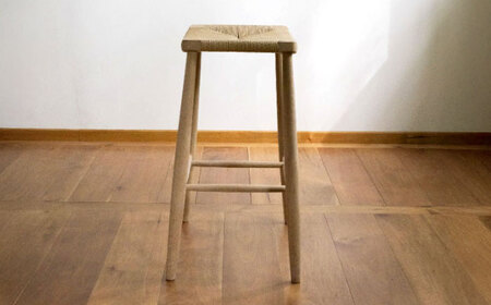 【受注生産】High Stool 01［H580］ オーク（ナラ） / 恵那市 / ROYAL STAGE [AUEB049]