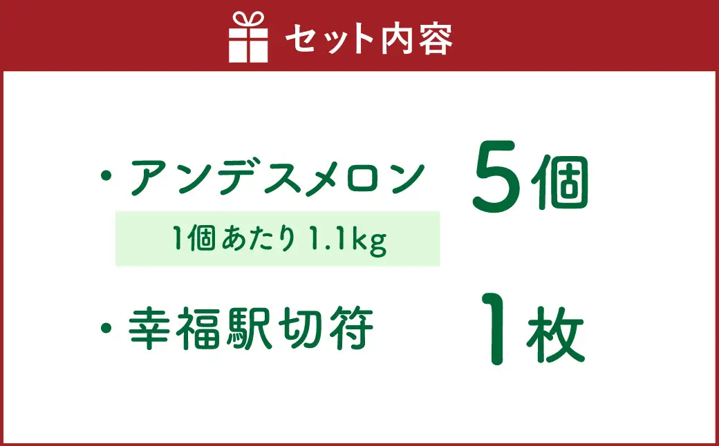中村さんの幸福メロン（アンデスメロン）5個 メロン 果物 フルーツ 常温 熊本県 あさぎり町 【2027年4月下旬～5月上旬まで発送予定】