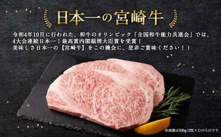 ＜宮崎牛ロースステーキ1枚 250g＞翌月末迄に順次出荷【c1529_mc_x1】 お肉 肉 宮崎牛 牛肉 ステーキ ステーキ肉 ロース ロースステーキ 冷凍 宮崎県 高鍋町