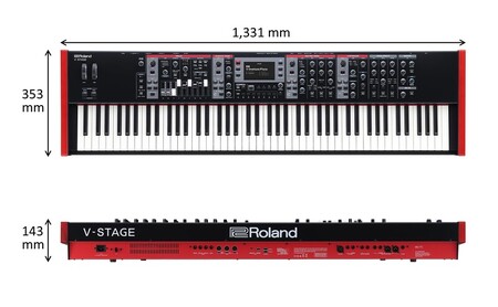 【Roland】パフォーマンス・キーボード/V-STAGE 88 【配送不可：離島】キーボード 静岡 浜松市
