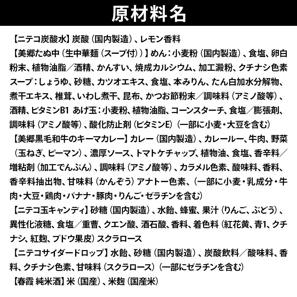 炭酸飲料 ニテコ炭酸水12本と美郷の美味しいものセット