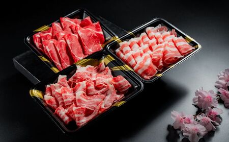 馬刺し 桜屋 花びら馬刺し 極薄スライス 3種 馬刺し【300g】【冷凍】