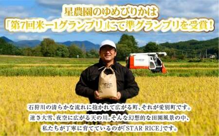 【3回定期便】 ゆめぴりか （2合×5パック）× 3回  計4.5kg｜ 最上品質米 ご飯 ごはん 米 お米 おこめ ライス こめ コメ おにぎり リゾット パエリア お弁当 小分けサイズ 真空 長期保存 家庭用 自宅用 産地直送 北海道 愛別町