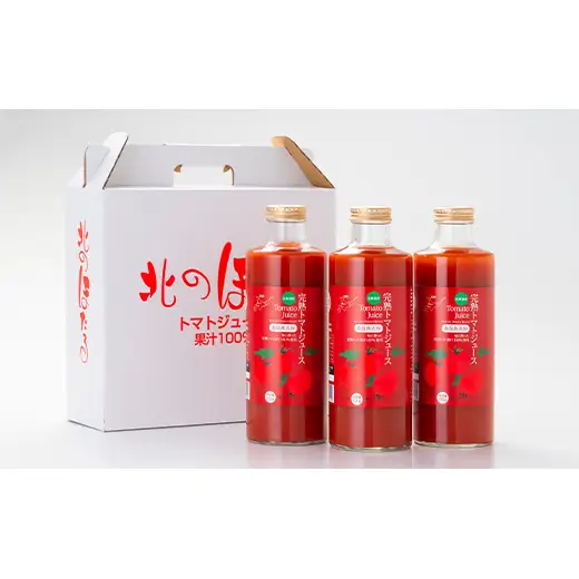 〔定期便〕完熟トマトジュース〔無塩〕720g瓶×12本×4か月 保存料 無添加 国産 北海道産 1150-01