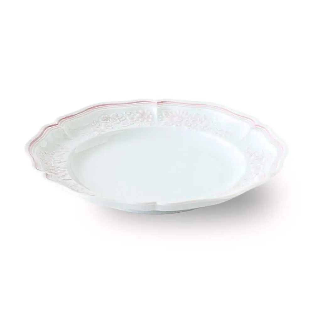 【波佐見焼】ombre de fleur ブーケプレート palette pink 2枚セット【翔芳窯】[FE522]