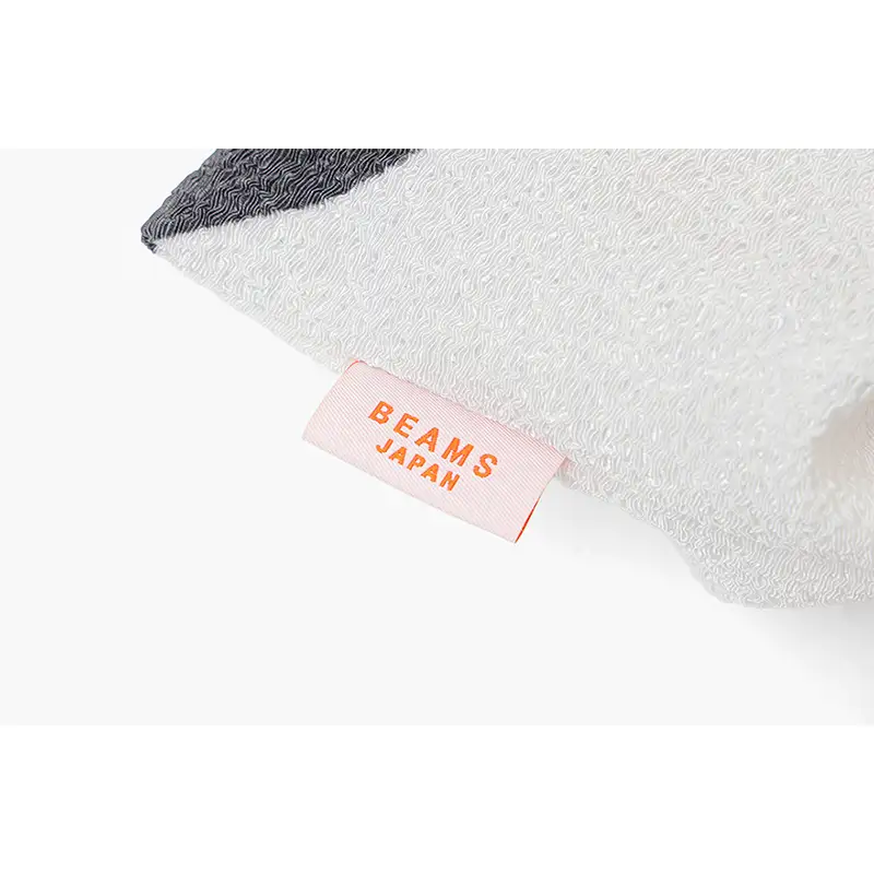 【BEAMS JAPAN】 COCHAE ちりめん巾着 鶴 舞鶴限定商品 