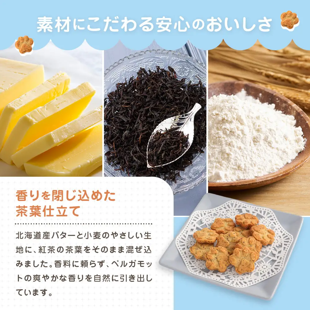 子猫のブランシュ缶クッキー　紅茶