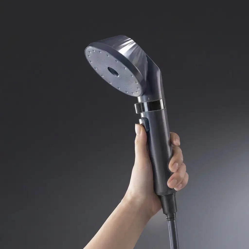ウルトラファインバブルクレンジングシャワーヘッド SHJ-M01-H ダークパール シャワーヘッド 節水 アイリスオーヤマ 水圧 強い ミコラ MiCOLA ウルトラファインバブル JETモデル 高水圧 モード切替 手元スイッチ ミスト バブル ストレート ジェット