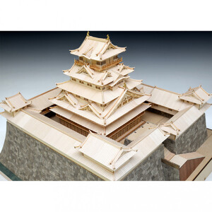 ウッディジョー　1/150　駿府城　木製模型キット