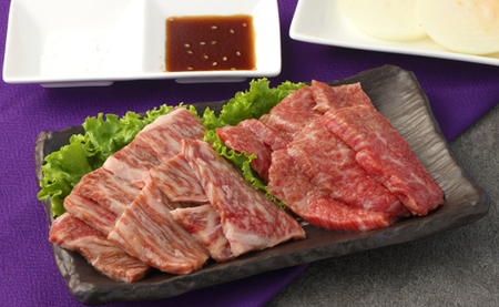 鹿児島 黒毛和牛 焼肉 セット（ 2種 盛り ） 計約200g 徳の塩 ・ ダイヤ セット 計約230g 総計約430g 【セット】 天城町産 鹿児島育ち  黒毛和牛 和牛ロース 和牛カルビ 国産 鹿児島県 天城町