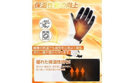 Arecomスキーグローブ　S　ブラック　【11100-1722】