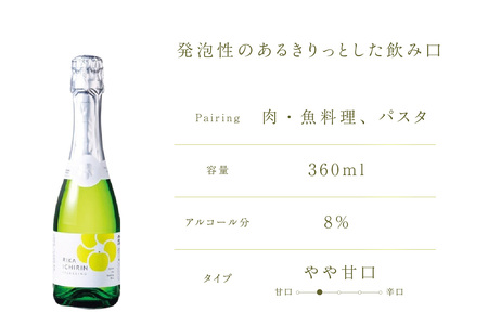 梨のワインセット 梨花一輪360ml×1本 梨のスパ－クリングワイン360ml×1本 常温 二十世紀梨 お酒 洋酒 16-24