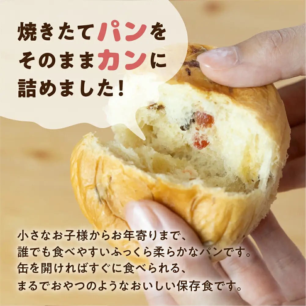 【アソート6缶】備えて安心、食べて満足『パンカン！』6缶セット  防災グッズ