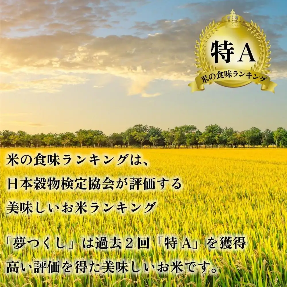 令和7年産 福岡県産米 夢つくし 合計30kg ( 5kg×6袋 )