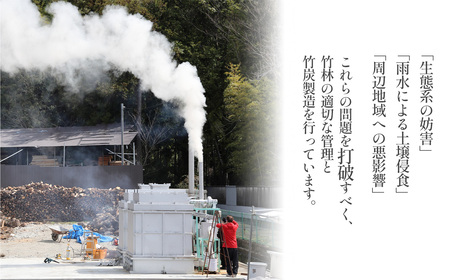 Nioi－Baibai 竹炭 5袋 約250g ／ 消臭対策 生ごみ臭 キッチン トイレ 靴箱 冷蔵庫 車内 クローゼット 吊り下げ 消臭袋 生活臭対策 インテリア雑貨 かわいい エコ素材 大阪府 No.186