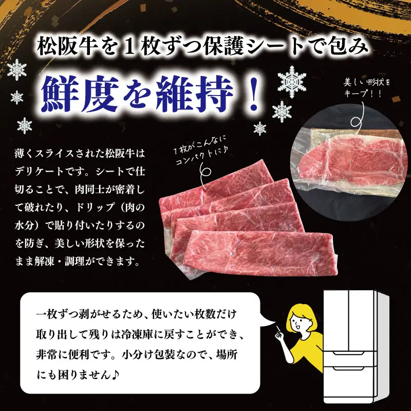 松阪牛すき焼き肉（ロース）500ｇ KB3