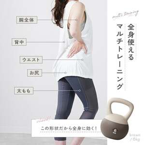 ソフトケトルベル 【ピンク・4kg】柔らかい素材 PVC素材 家庭用 安心 安全 トレーニング 7-205