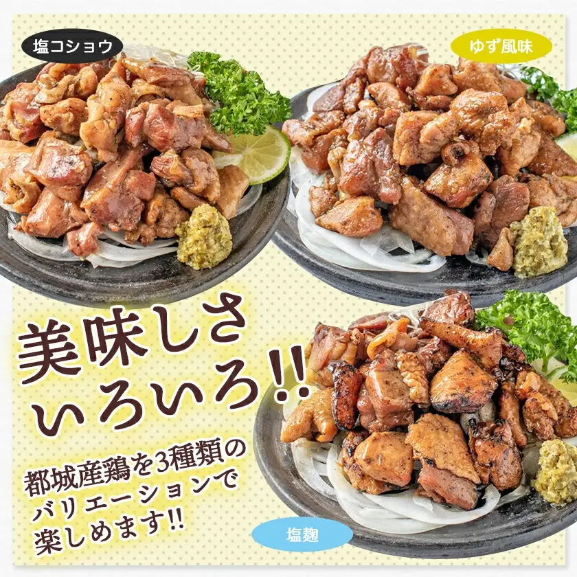 鶏炭火焼き3種セット〔AD-15-001〕