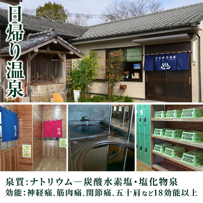 十三奉行(じゅさぶろ)温泉 入浴券 25回分 入浴チケット 【アーステクノ】 i1218-B