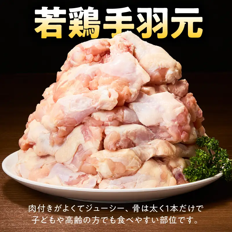 鹿児島県産 若鶏 手羽元 4.8kg セット KN165-005-01 肉 鶏肉 冷凍