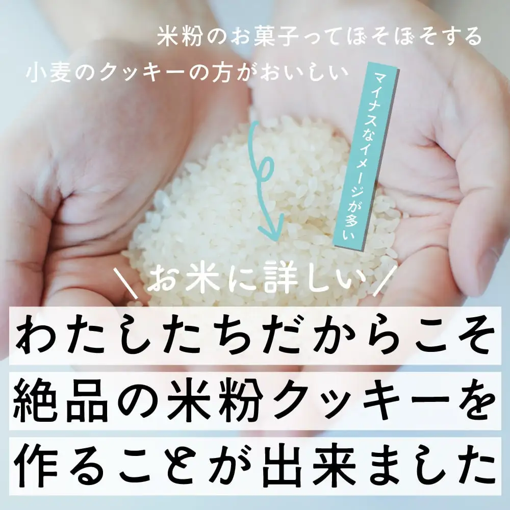 贅沢米粉のクッキー 抹茶 600g(100g×6袋)