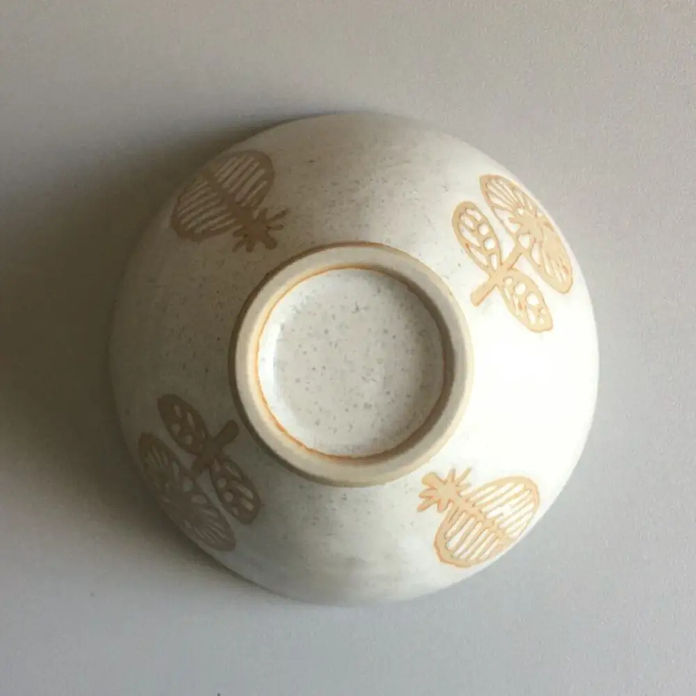 【瀬戸焼】 HANAtoHA ボウル 小 2個 (白) 【カネ三商店】 / 食器 小鉢 茶碗 ギフト / 瀬戸市[BBDD027]