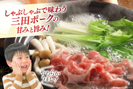 豚肉 小分け 兵庫県産 三田ポーク しゃぶしゃぶ用 3種 500g 計 1.5kg ロース 肩ロース バラ セット