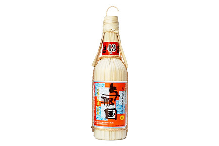 琉球泡盛 与那国 43度 ≪600ml×1本≫（クバ巻）E0035｜沖縄県 与那国町 泡盛 お酒 酒 崎元酒造所