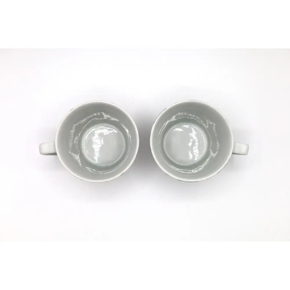 九谷焼 ペアマグカップ・鉄仙文