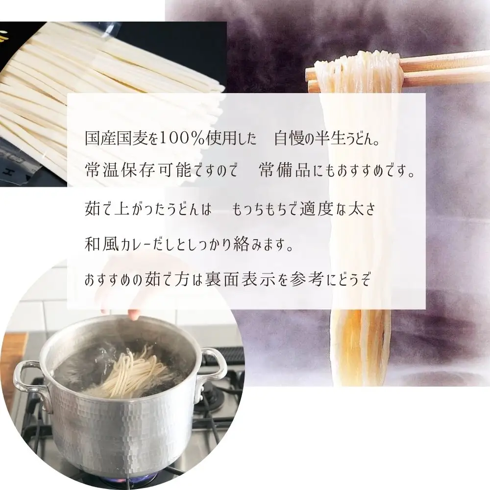 和風カレーと半生うどん4人前セット うどん カレー_OS297-0003-01