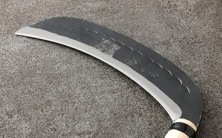土佐打刃物 草刈鎌両刃うす刃タイプ21cm 鎌 かま カマ 草刈り くさかり 草刈鎌 両刃 刃物 高知県 香美市