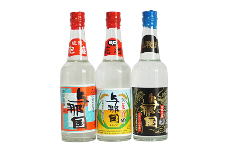 琉球泡盛 与那国 3本セット ≪30度/43度/60度≫ 各100ml  E0056｜沖縄県 与那国町 泡盛 お酒 酒 崎元酒造所