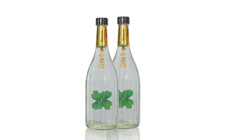 長命草酒 25度 ≪720ml×2本≫ E0075｜沖縄県 与那国町 長命草 泡盛 お酒 酒 崎元酒造所