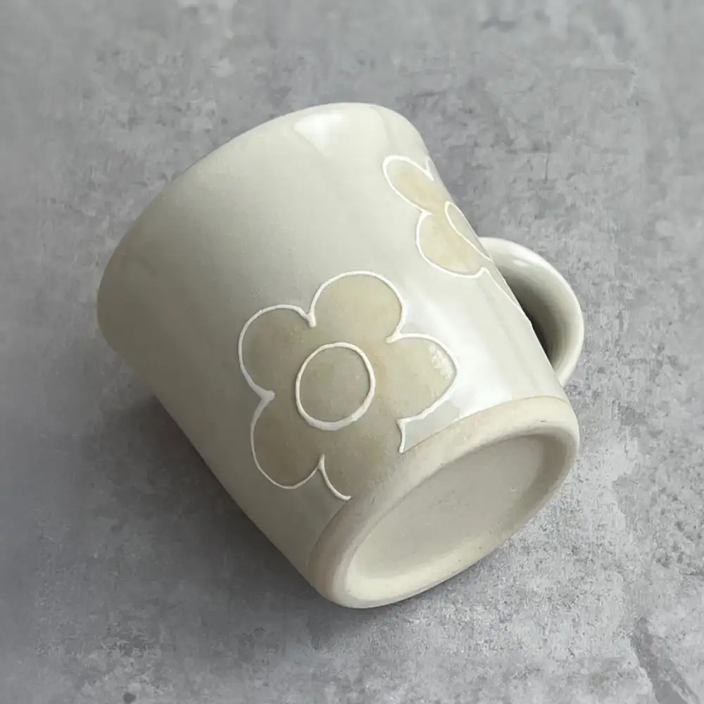【瀬戸焼】 大花日和 マグ 2個 【カネ三商店】 / 食器 マグカップ コーヒーカップ ギフト / 瀬戸市[BBDD099]