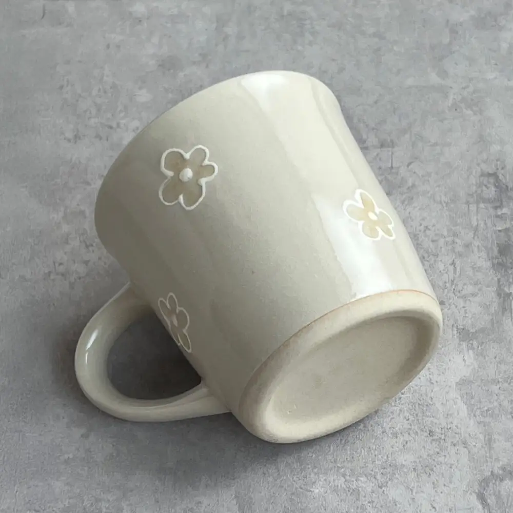 【瀬戸焼】 小花日和 マグ 2個 【カネ三商店】 / 食器 マグカップ コーヒーカップ ギフト / 瀬戸市[BBDD100]