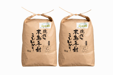 【令和8年先行予約】木島平産 コシヒカリ  約10kg | 米 白米 精米 特別栽培米 コシヒカリ こしひかり お米 おこめ 減農薬 長野県 木島平村 信州