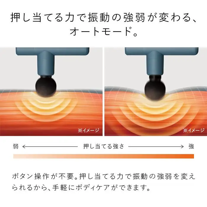 SIXPAD Power Gun Slim【ブルー】| シックスパッド パワーガンスリム コンパクト 振動ガン マッサージ 筋肉ケア 疲労回復 血行促進 ボディケア 自宅ケア 人気 おすすめ フィットネス 健康器具 ギフト プレゼント 送料無料 名古屋市