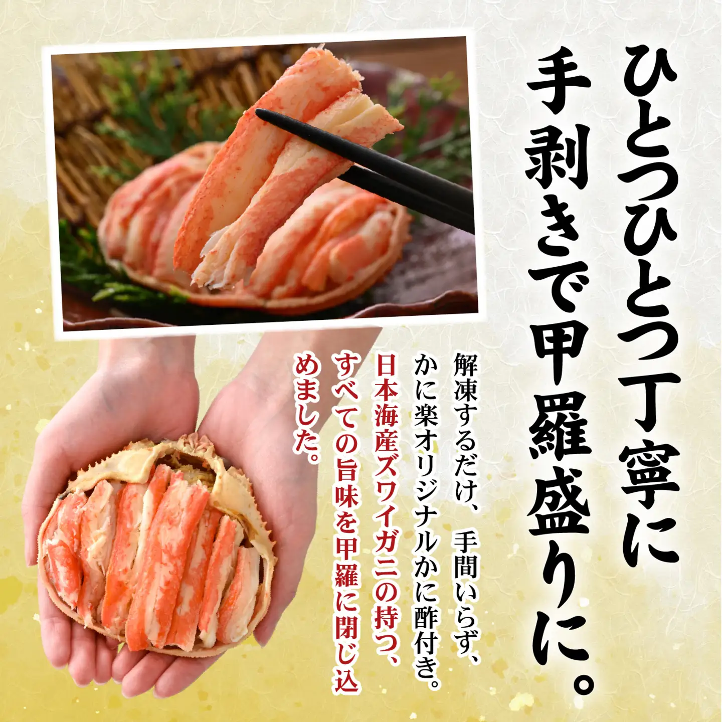 【トライアル返礼品】【訳あり】釜茹で　蟹好き集まれ！日本海産ズワイガニ(オス) 【甲羅盛105g前後× 2個】[B-096034] / かに 蟹 カニ