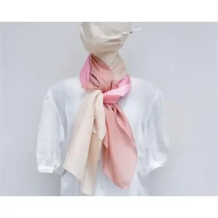 山梨の伝統が蘇る【郡内織物:富士桜工房】さらさらストールSURURI 55×180(コーラル)【配送不可地域：離島】【1234652】