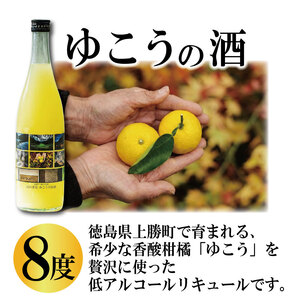 幻の果実ゆこうのお酒リキュール 720ml 上勝町 ドリームチーム