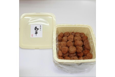 紀州南高梅 白干梅(塩分15%) 2kg【0466-6】