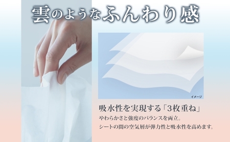 保湿ティッシュ絹雲ボックスティッシュ河野製紙保湿ティッシュ【130組×15箱】