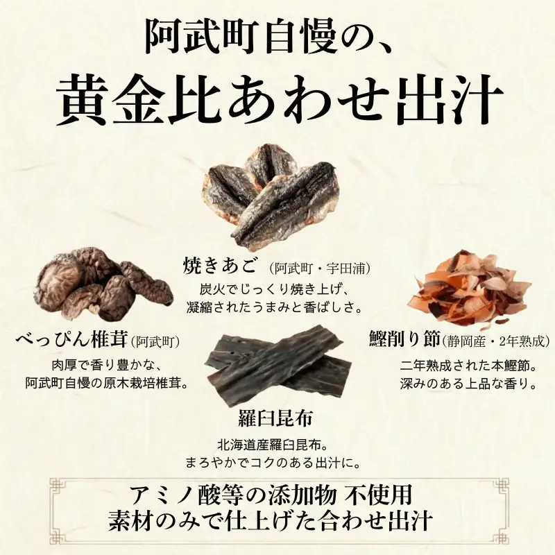 焼きあご出汁の素 出汁パック 42g（6g×7包）×3袋