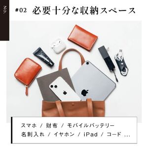 ミニトート 本革 グレー MURA｜ミニトート