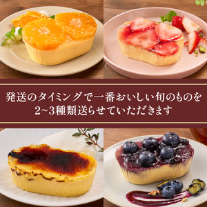 旬果の宝箱 名古屋コーチンカタラーナ 4個入 カタラーナ 名古屋コーチン 地赤卵  濃厚 後味さっぱり 旬の フルーツ のせ 生クリーム 南蛮窯 冷凍 デザート スイーツ おやつ お菓子 洋菓子 朝採れ卵使用 お取り寄せ お取り寄せスイーツ 愛知県 小牧市 送料無料 [115N13]