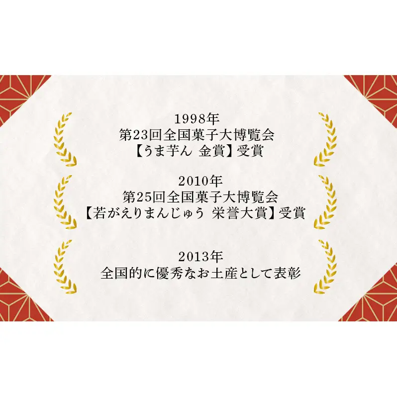大正五年創業［お菓子の泉榮堂］若返りまんじゅう 6個入 しっとり もっちり 葛使用［第25回全国菓子大博覧会 栄誉大賞］【 和菓子 まんじゅう お菓子 スイーツ 秋田 羽後 】